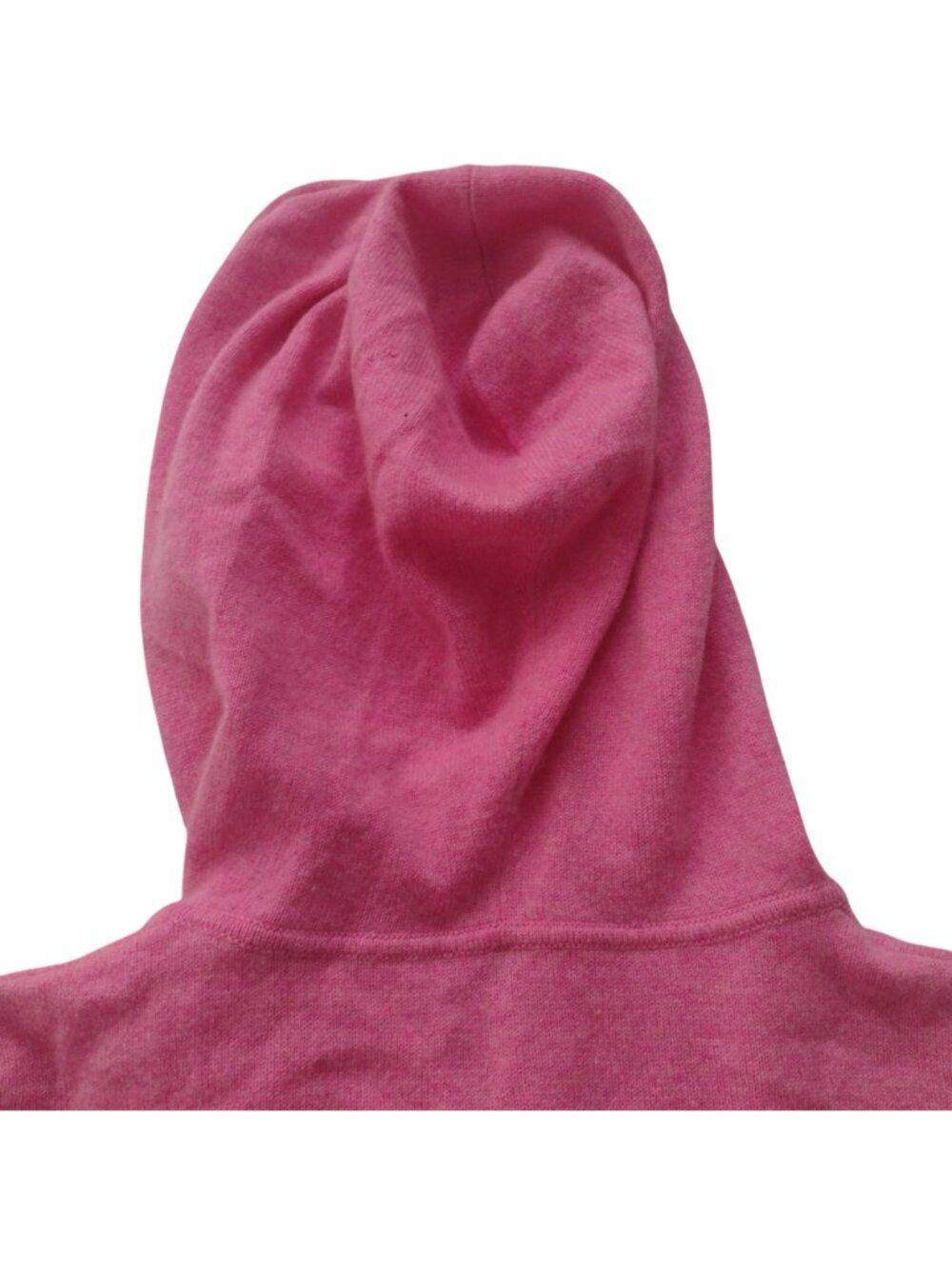Margaret OLeary Pink Cashmere Hooded Sweate S Soft Lightweight Zip Front Barbie - Picture 9 of 12